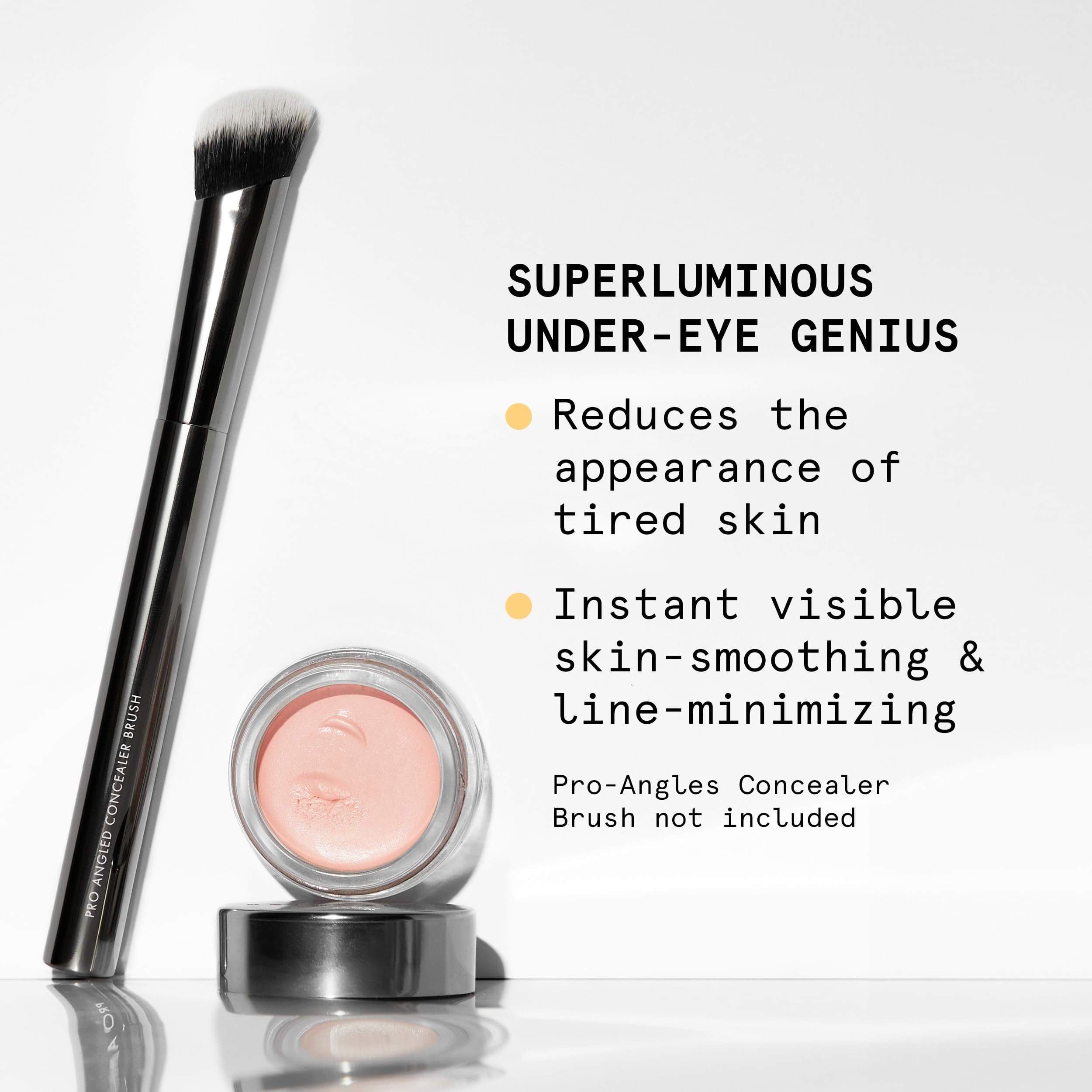 Beauty Pie brightener under studio light highlighting luminous finish and subtle glow