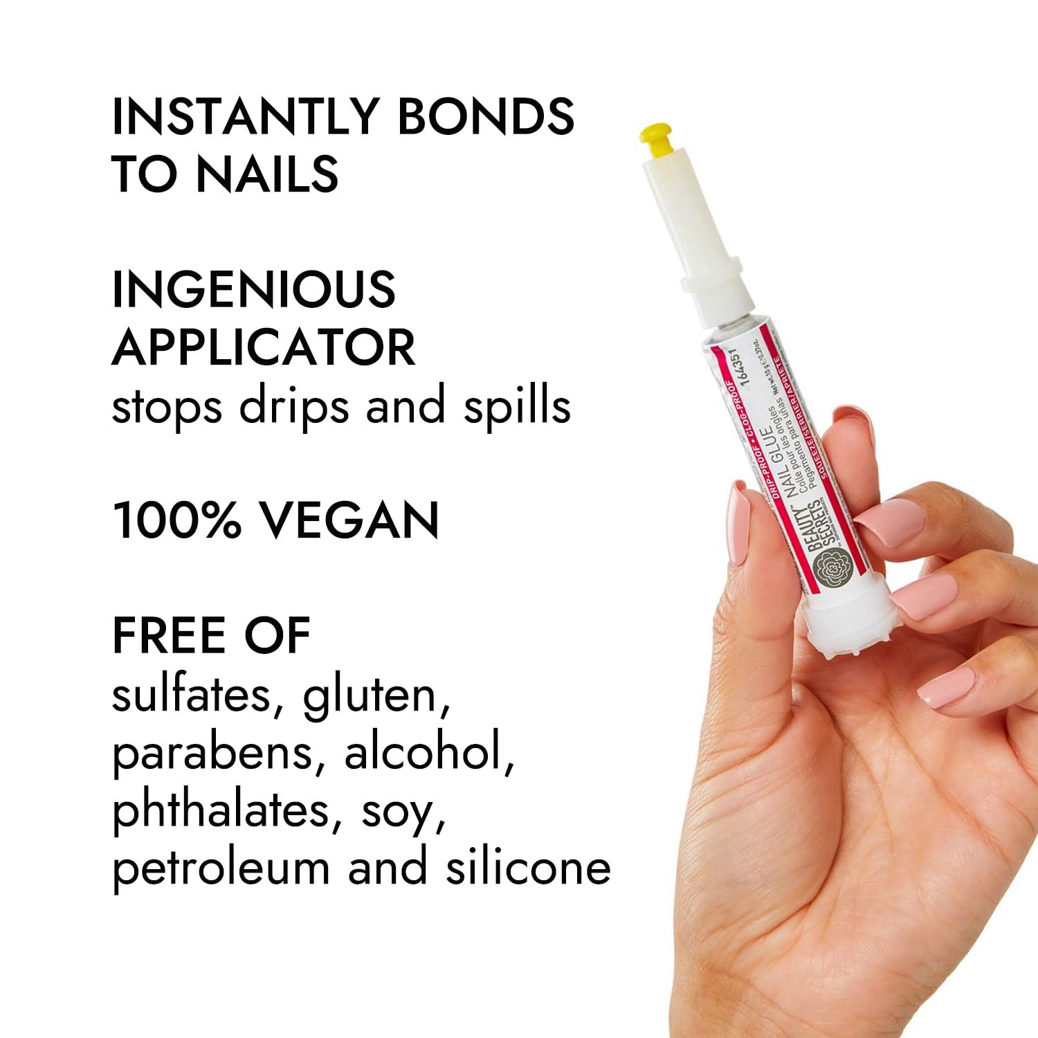 Beauty Secrets precision tip closeup demonstrating controlled application and accuracy