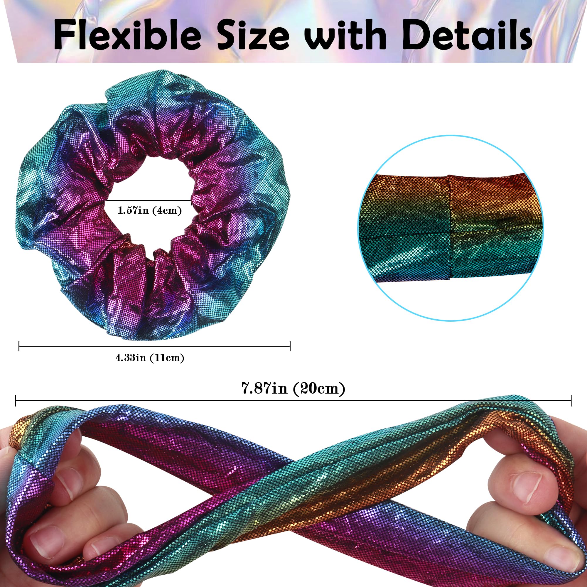 Beauty.H.C close-up of metallic fabric texture showing soft sheen and gentle grip benefit