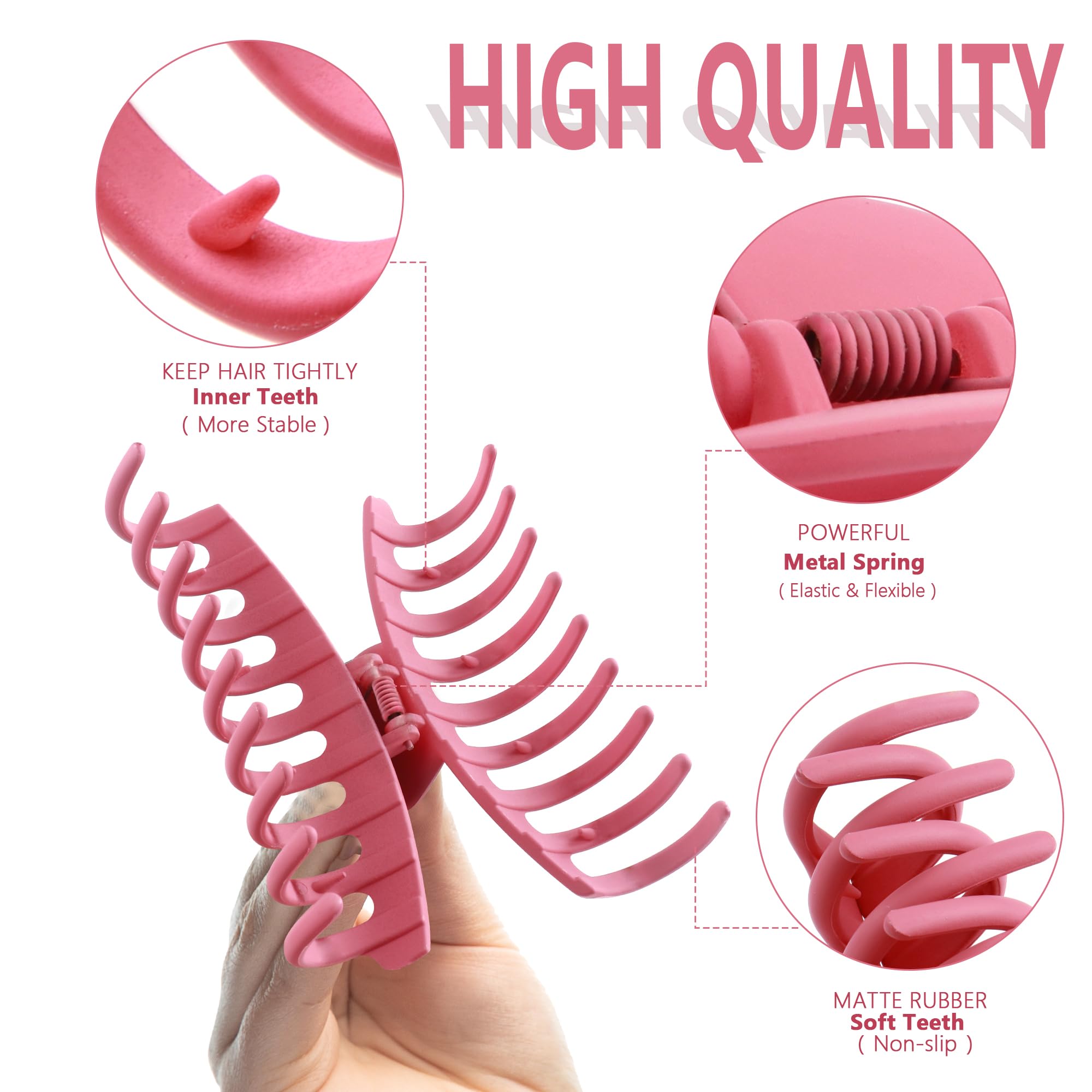 Beauty.H.C matte finish texture shot highlighting smooth non-slip surface