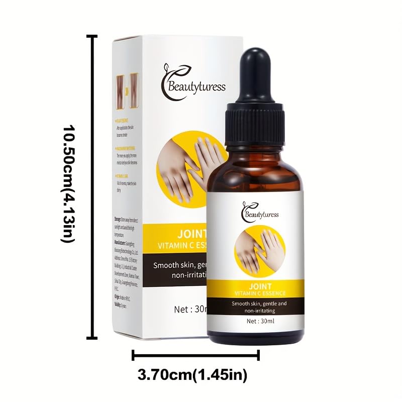 BEAUTYTURESS applying serum to foot heel demonstrating targeted care benefit