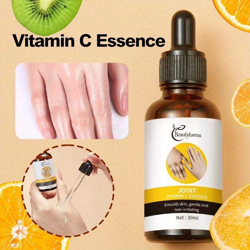BEAUTYTURESS elbow skin detail showing serum absorbing for refined finish