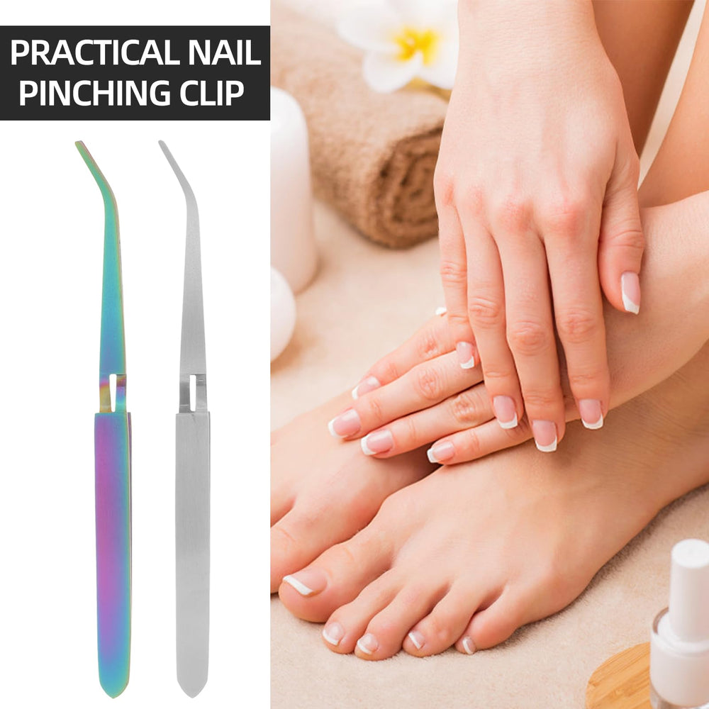 Beavorty clip holding a rhinestone precisely for accurate nail art placement