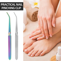 Beavorty clip holding a rhinestone precisely for accurate nail art placement