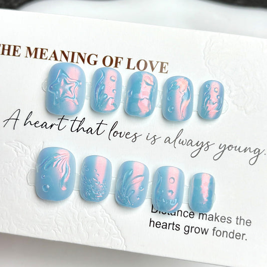 BEAWTH close-up of 3D sea wave design highlighting textured ocean detail