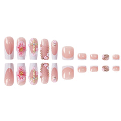 BEAWTH hand model wearing nails demonstrating natural look and comfortable fit
