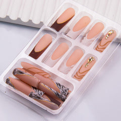 BEAWTH press-on nails worn on hand at an event for instant salon-ready manicure