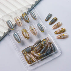 BEAWTH side profile of almond-shaped nail displaying curvature and comfortable fit