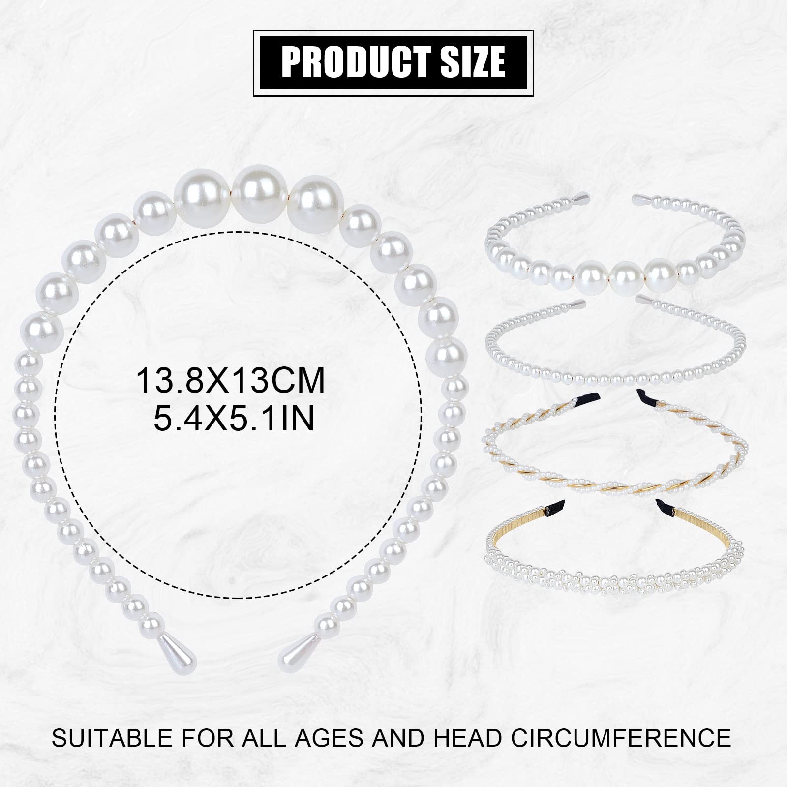 BEAYFILY hand holding headband showing size and portability for event-ready styling