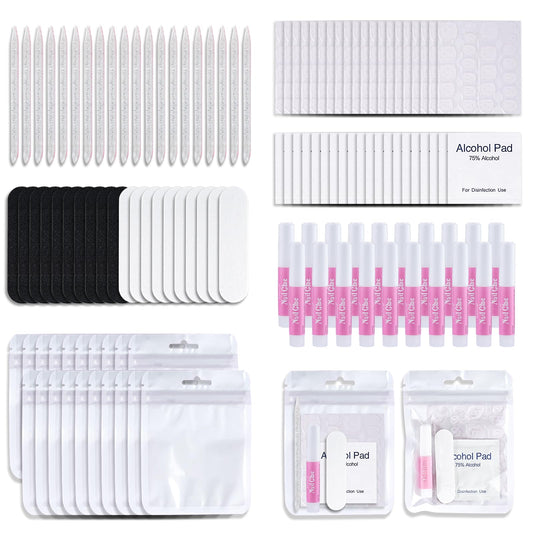 Bebbtiy front packaging kit showing complete disposable manicure contents