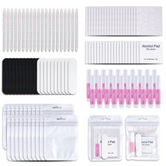 Bebbtiy front packaging kit showing complete disposable manicure contents