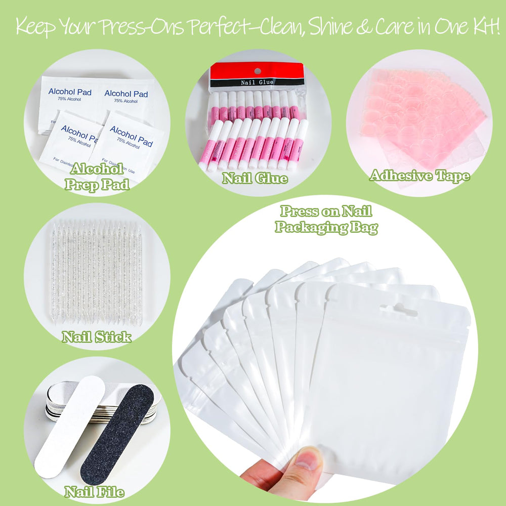 Bebbtiy glue and adhesive tabs detail enabling secure press-on hold