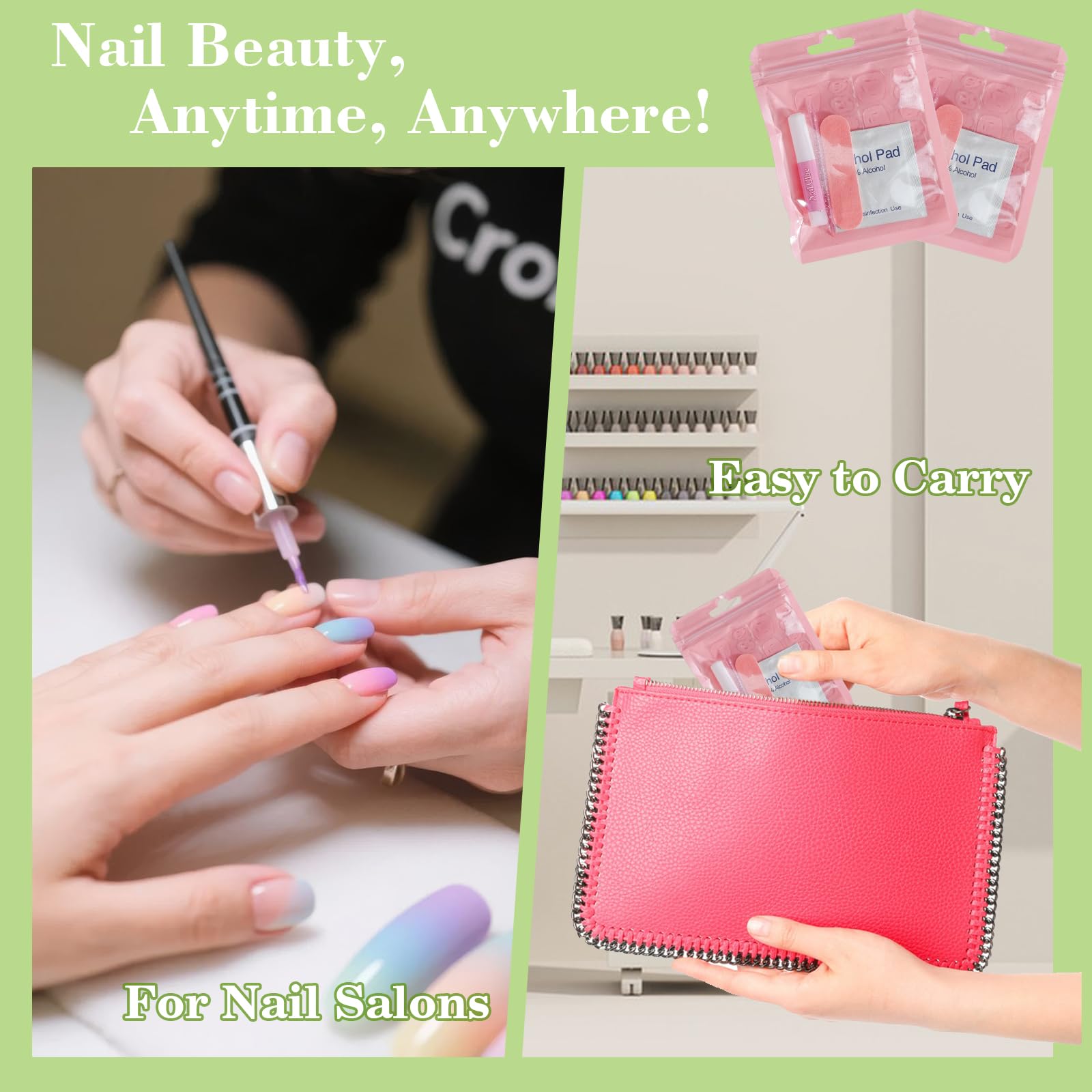 Bebbtiy kit with packaging bag to show compact size and portability