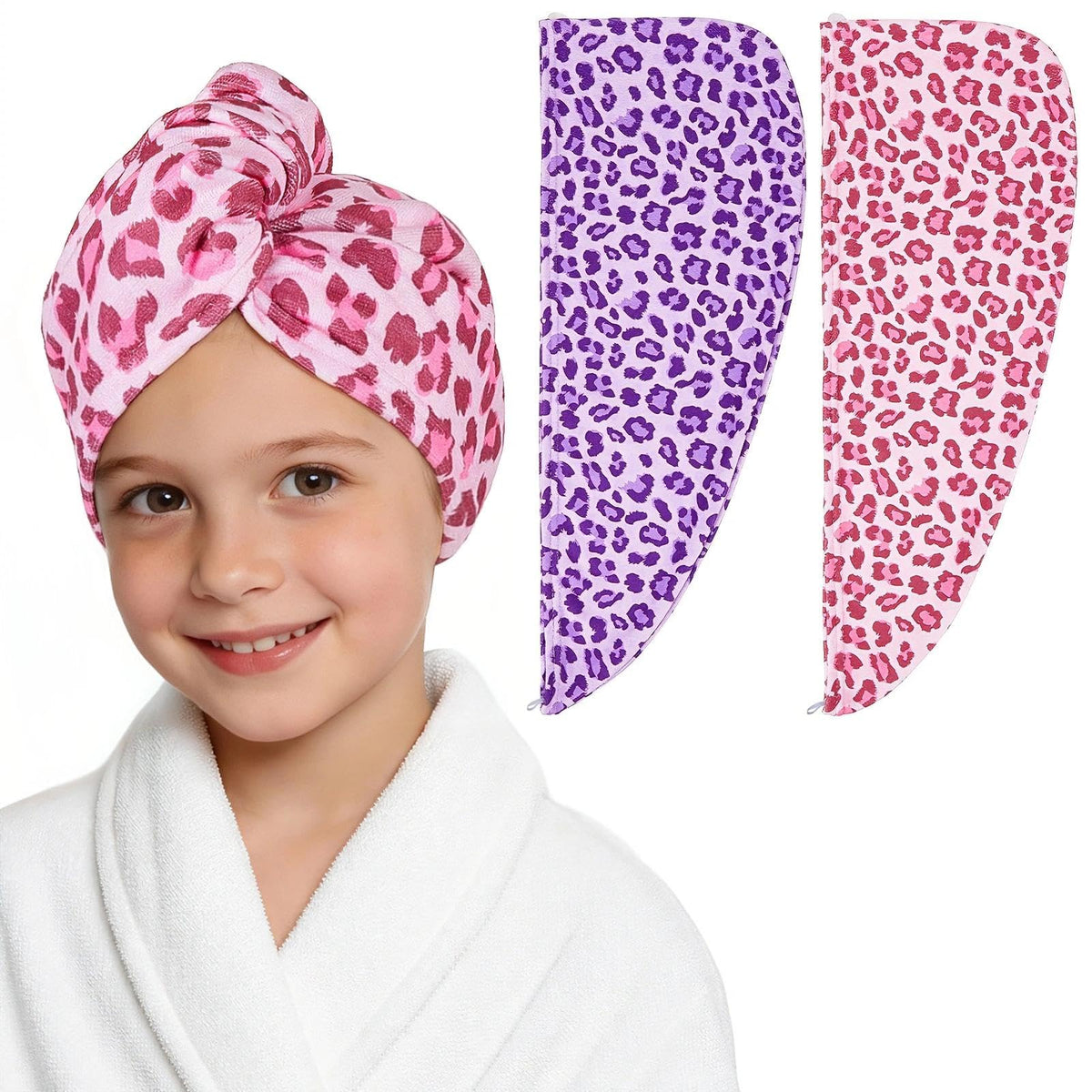 BeBeJoJo front view of two-pack packaging showing colorful towels and value