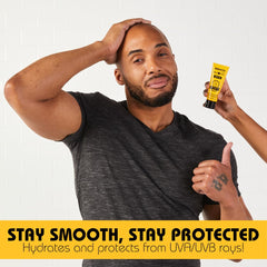 Bee Bald with honey ingredient close-up highlighting natural nourishment