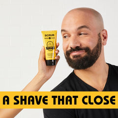 Bee Bald product in hand demonstrating small amount needed and easy control