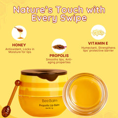 Open Bee Balm pot close-up of smooth balm texture for easy application