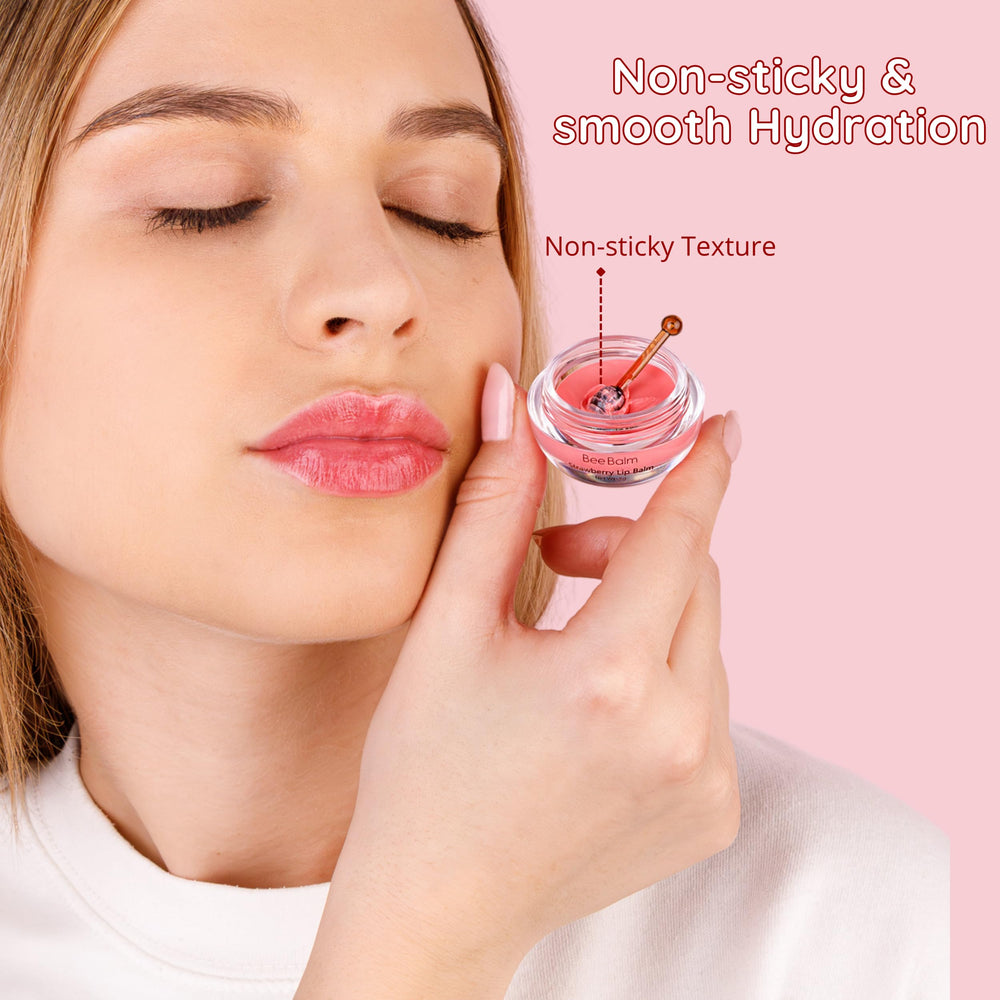 Bee Balm with propolis and honey ingredients showing conditioning support