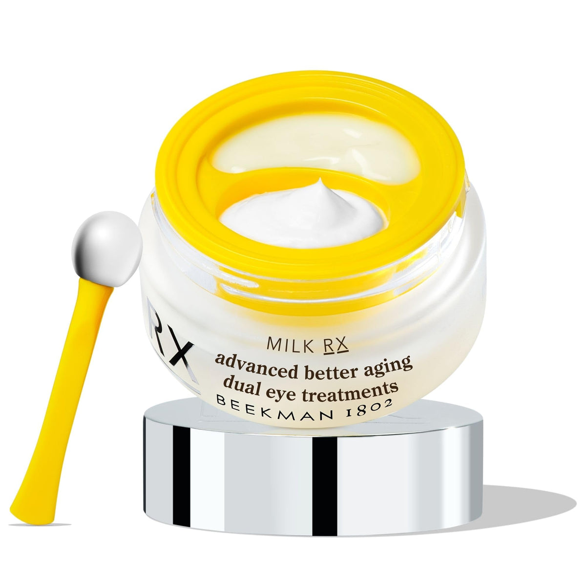 Beekman 1802 front packaging showing both eye treatments and benefit of lift