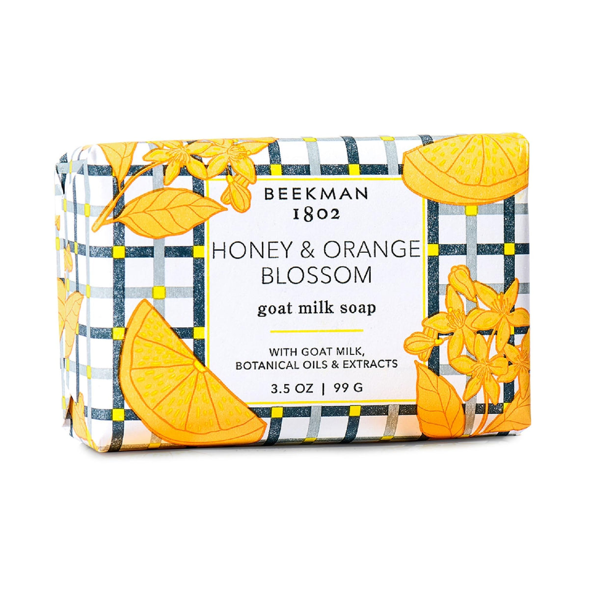 Beekman 1802 front packaging view showing bar and scent benefits