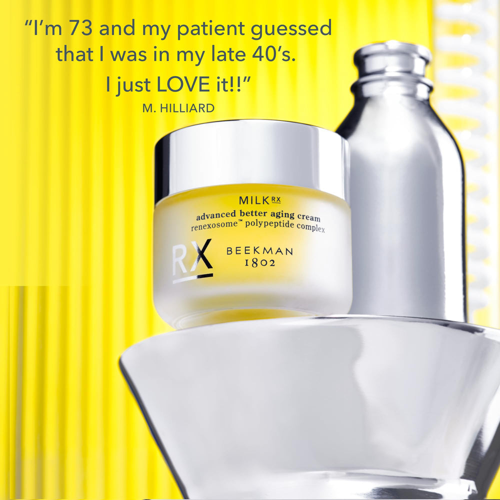 Beekman 1802 ingredient label closeup highlighting polypeptide collagen support