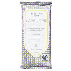 Beekman 1802 front packaging showing lavender pack and 30-count convenience