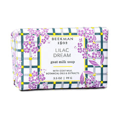 Beekman 1802 front packaging showing bar and weight for quick identification and benefit