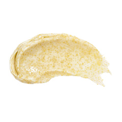 Beekman 1802 texture closeup revealing jojoba beads and creamy gel for gentle polishing benefit