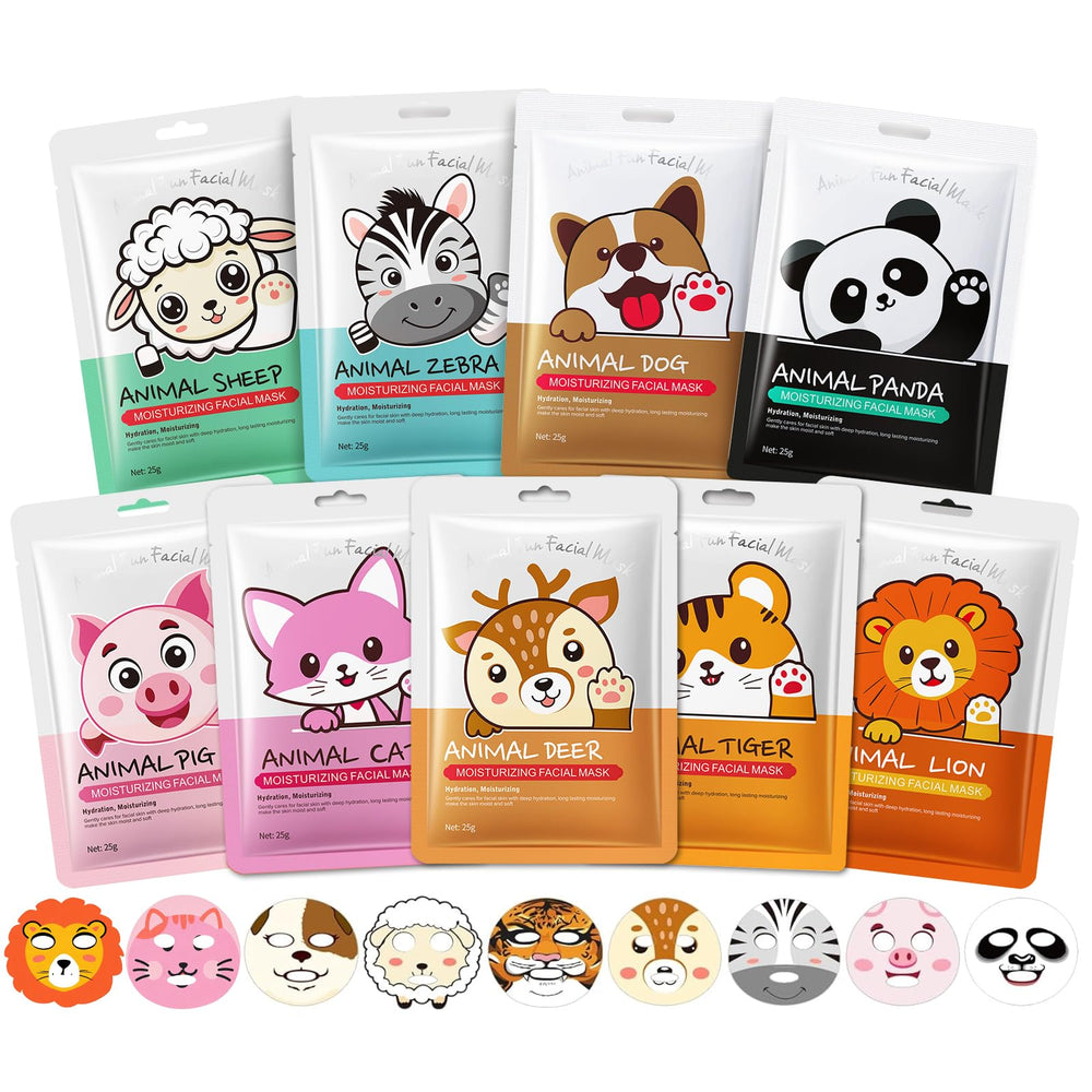 Beenefits front packaging showing nine animal designs and party-ready appeal