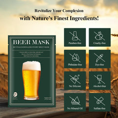 Beer Mask gift packaging staged for dads showing fun, thoughtful present benefit