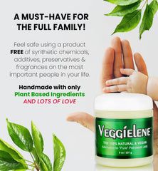 Beesaluxe Veggielene jar inside a baby bag for gentle on-the-go care