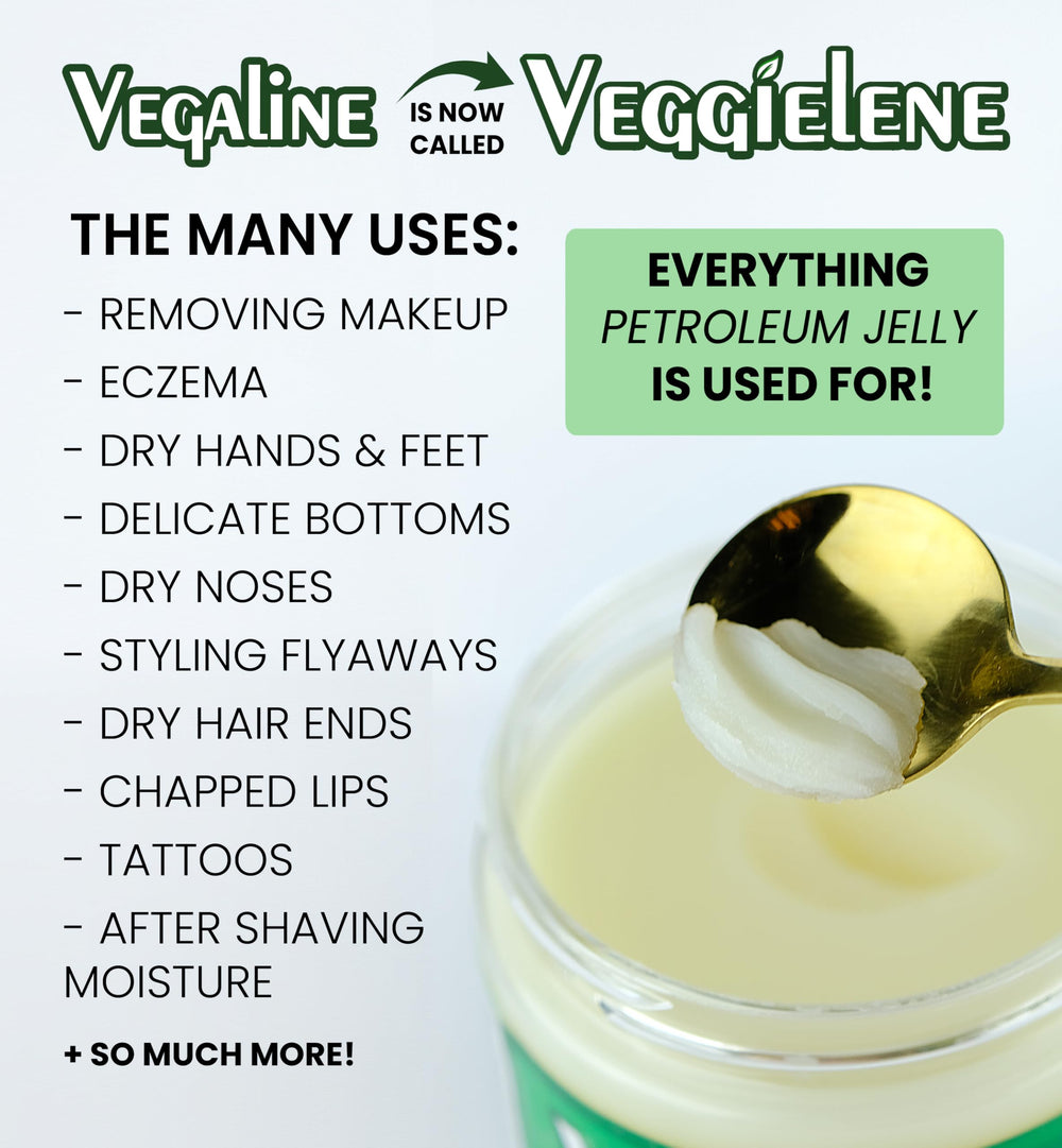 Beesaluxe Veggielene open jar close-up texture demonstrating smooth application