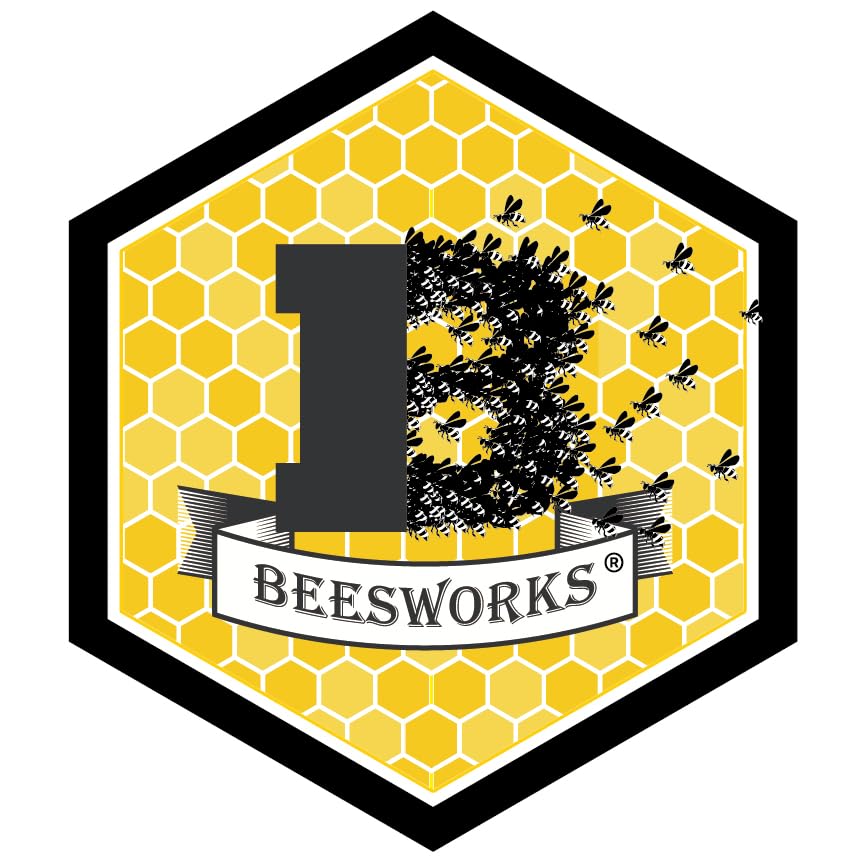 BEESWORKS product label and ingredient list emphasizing cosmetic-grade purity
