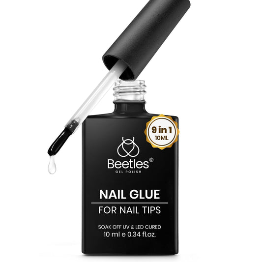 beetles bottle front view showing 9-in-1 label and compact size benefit