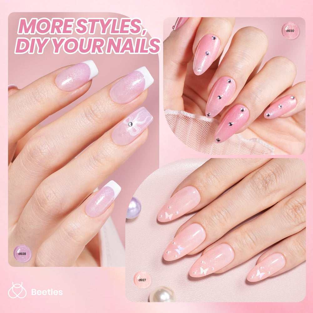beetles application on nails at home demonstrating simple steps for salon-style result
