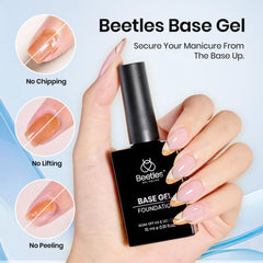 beetles application in use with brush applying base for improved adhesion benefit