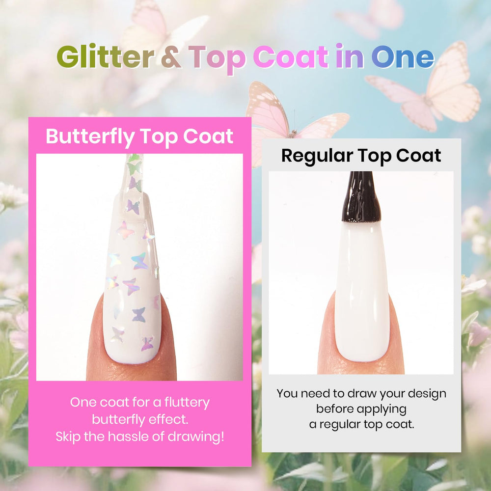 Beetles application on nail plate demonstrating easy DIY layer and cure