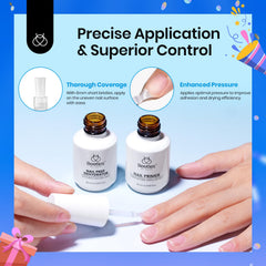 beetles application on natural nail in salon improves gel adhesion benefit