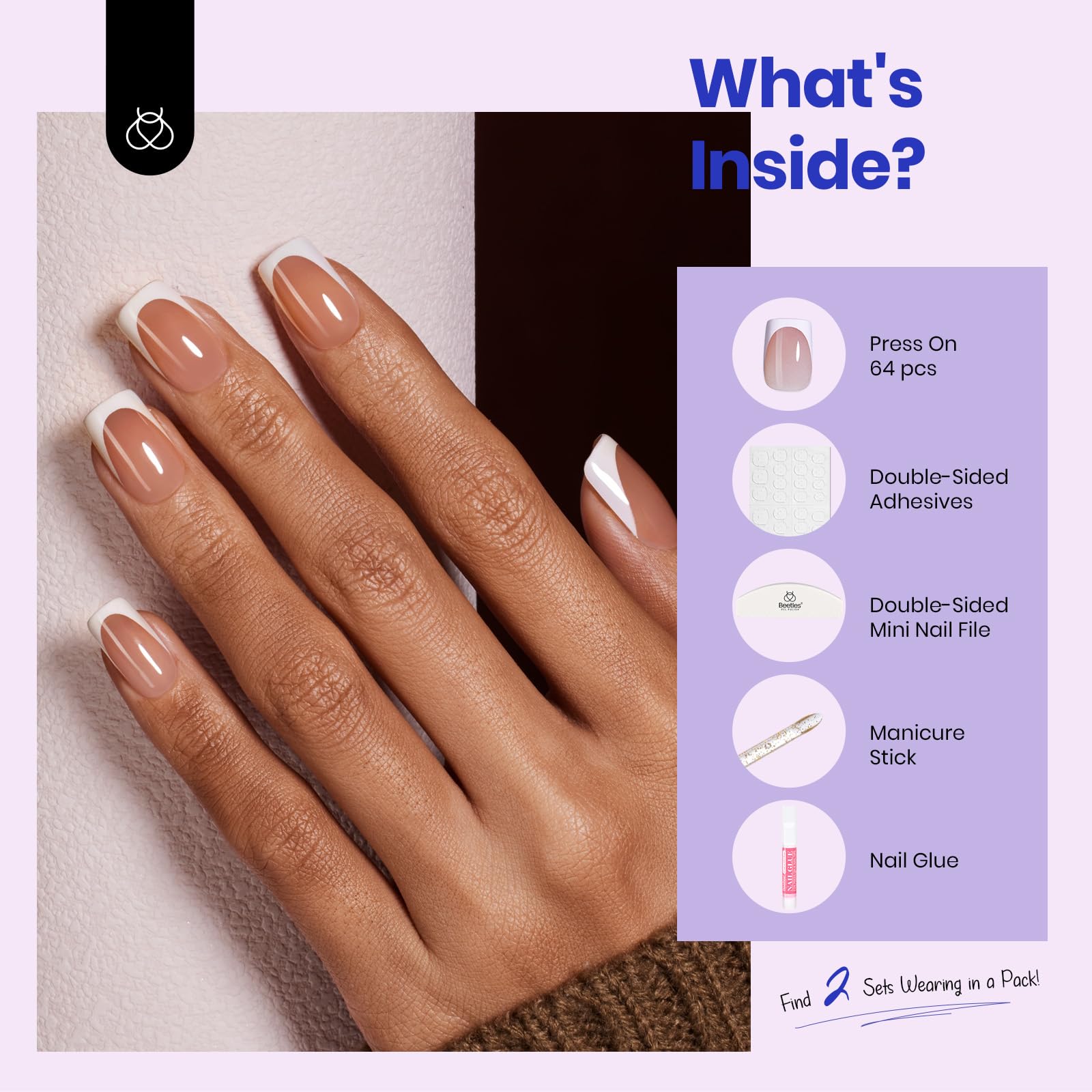 beetles gel polish application tools laid out for quick at-home use