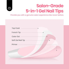 Beetles included glue, tabs, stick and file displayed for easy-application benefit