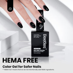 Beetles Gel Polish brush stroke close-up showing smooth application benefit