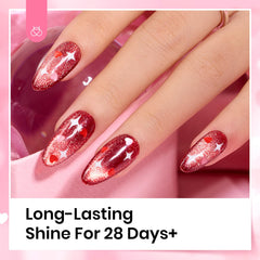 beetles Gel Polish aurora unicorn on nail tip for color-shift and shine