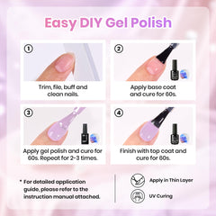 beetles Gel Polish styled in ballet studio setting showing romantic outfit coordination