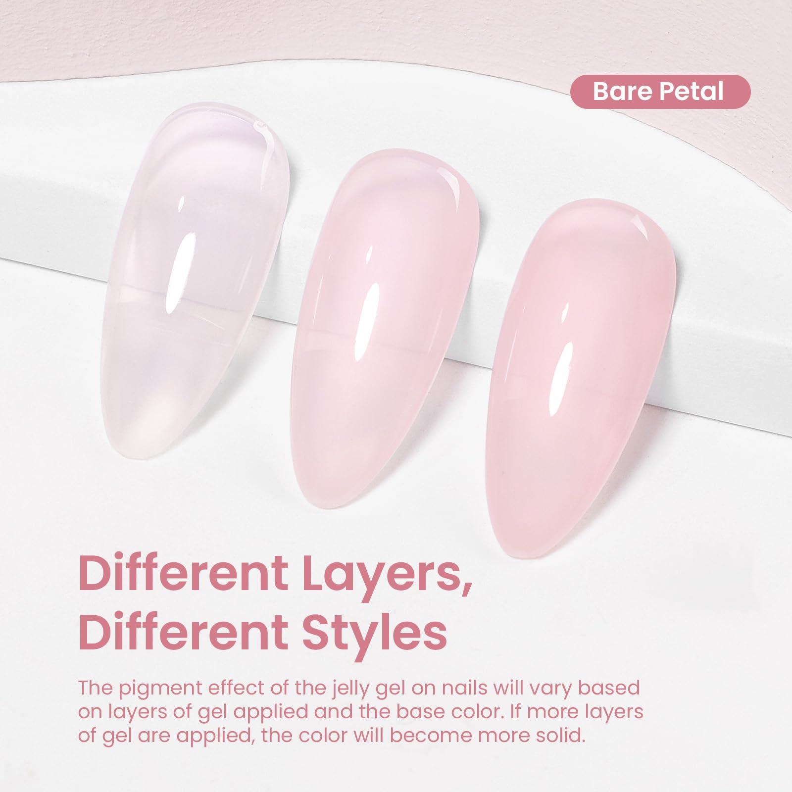 beetles close-up texture of cured gel highlighting translucence and high-shine finish