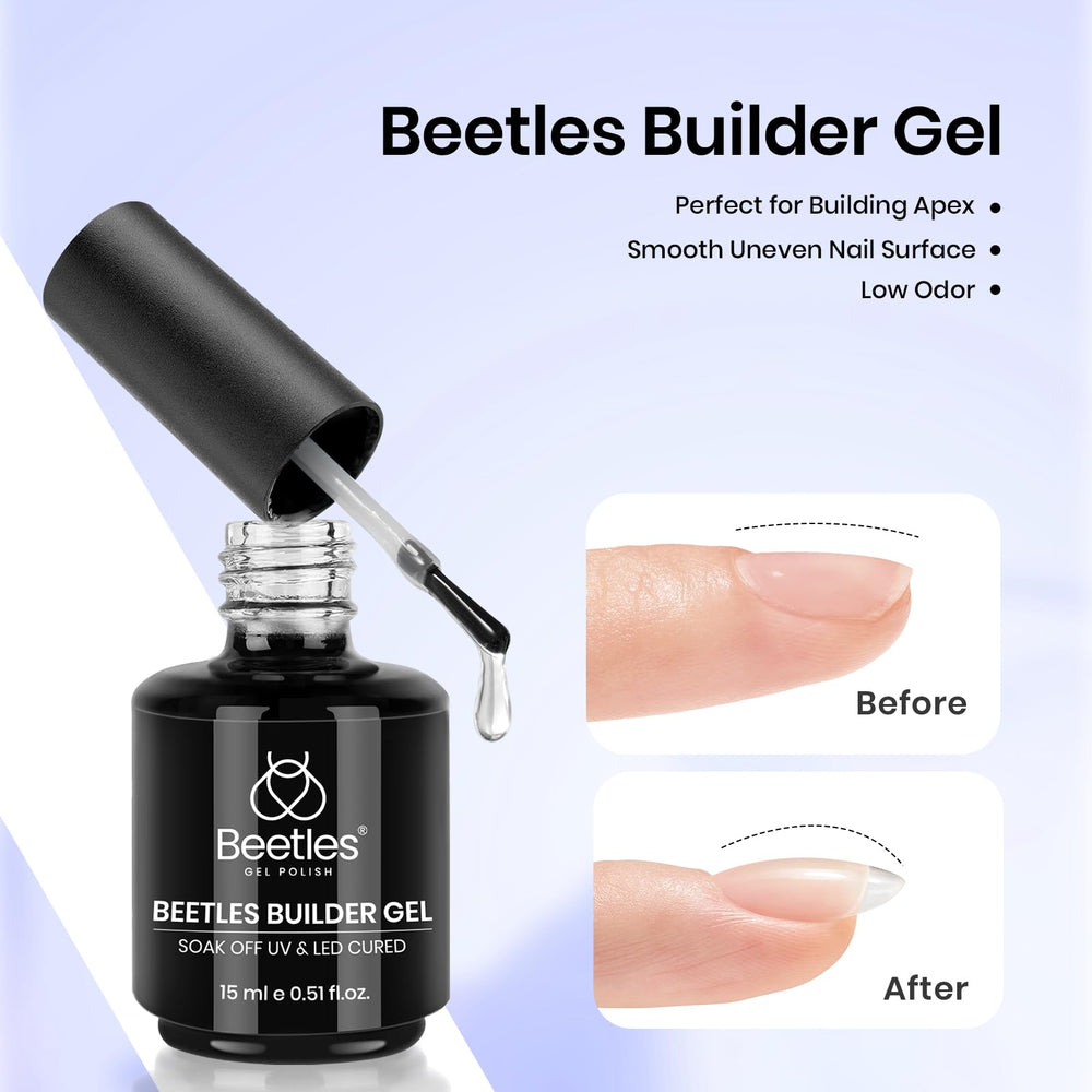 beetles base coat bottle detail promoting adhesion and long wear