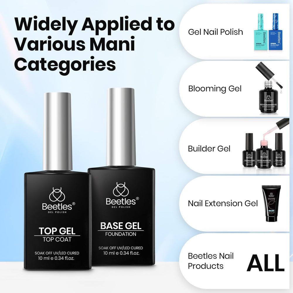 beetles base coat sticky layer on nail demonstrating strong adhesion benefit