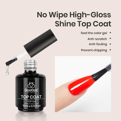 beetles base gel brush stroke texture showing smooth application for better adhesion