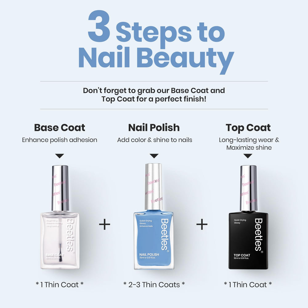 Beetles Gel Polish bottle next to a ruler showing 15ml scale, travel-friendly size