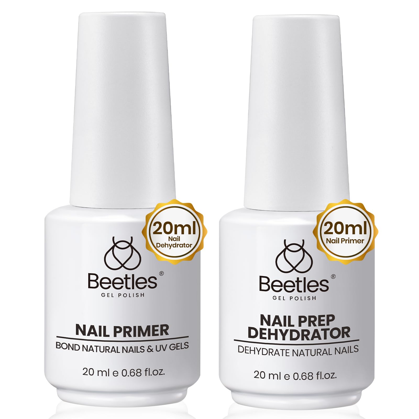 beetles before and after nails showing reduced lifting benefit