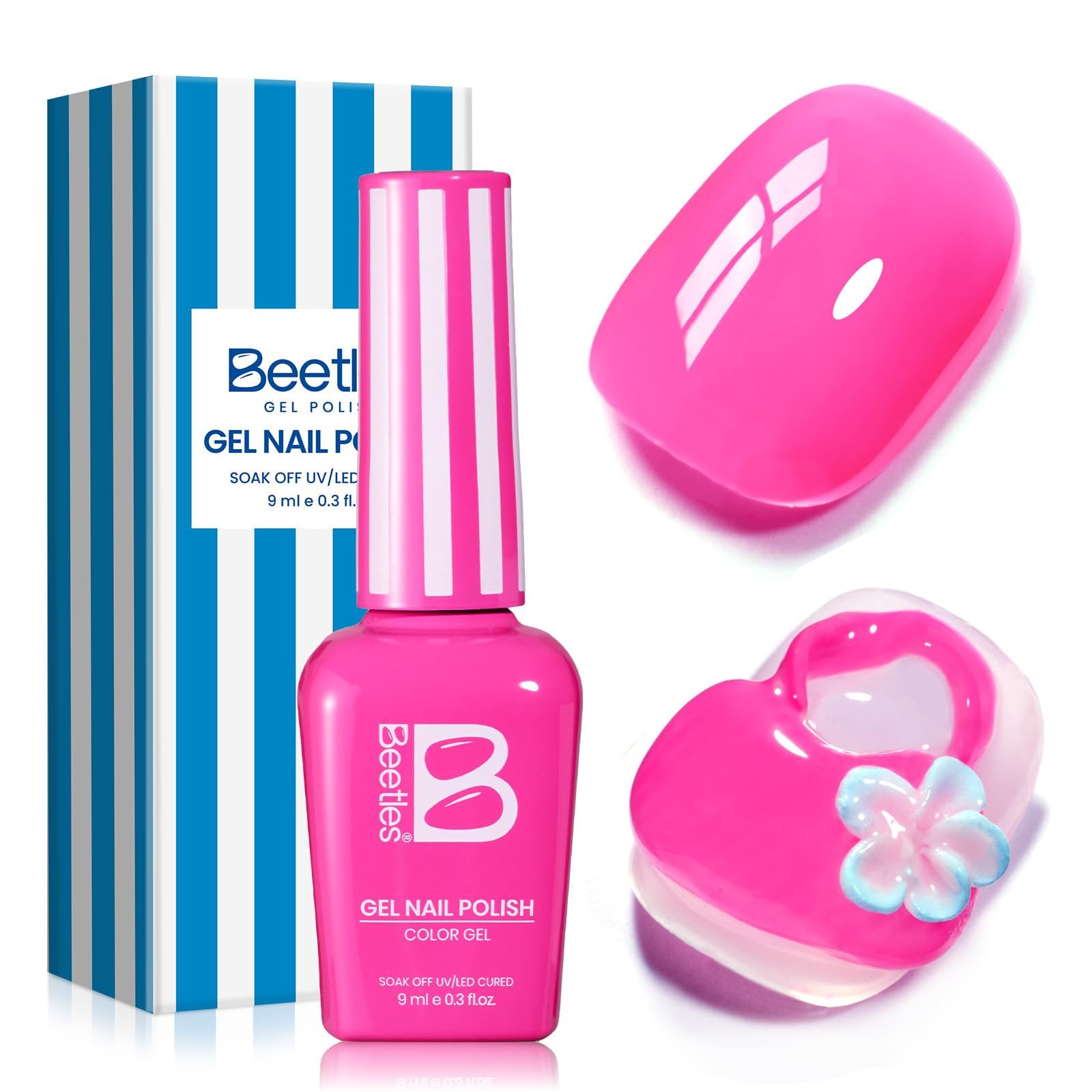 Beetles bikini pink front packaging showing neon shade and label